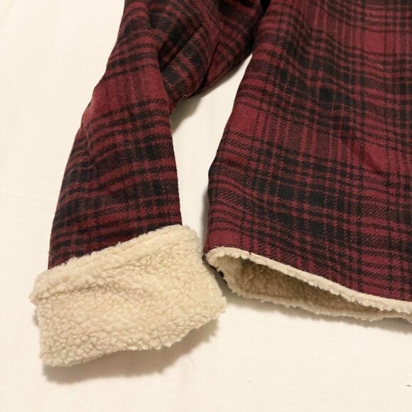 American Eagle Outfitters Womens Size Small Plaid Wool Blend Jacket Coat - Picture 15 of 16